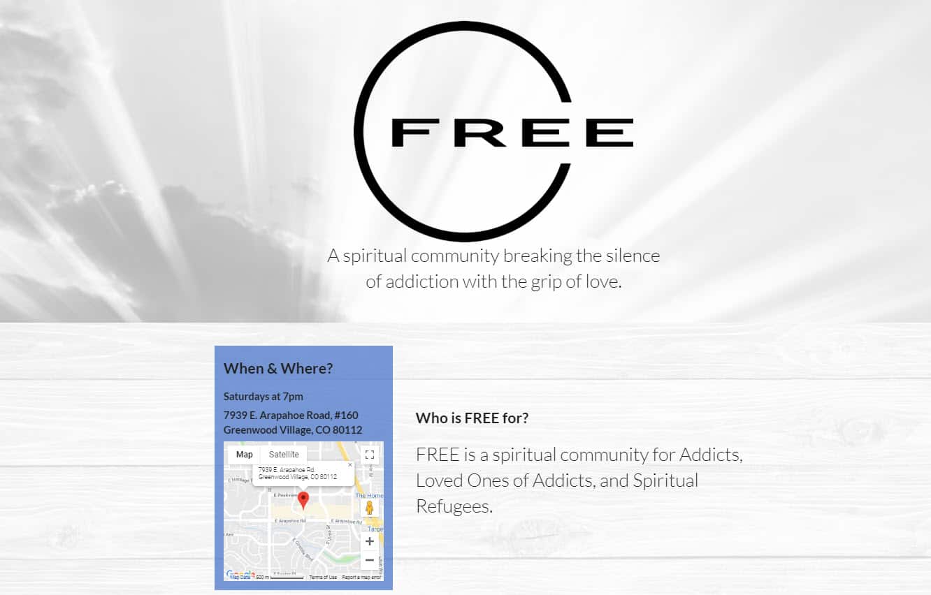 FREE is a spiritual community for Addicts, Loved Ones of Addicts, and Spiritual Refugees